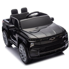 12V Kids Ride on Car W/Parents Control,Licensed Chevrolet Silverado,Four-wheel suspension,LED Lights,Bluetooth,music,USB,MP3,Power display,speeds 1.86-3.11MPH For kids aged 2-5. Doba