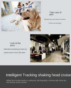 360-Degree 1080p WiFi Pet Camera with Night Vision & App Control Doba