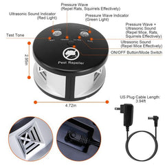 360° Ultrasonic Pest Repeller - Electronic Plug-in Mouse Chaser for Effective Indoor Pest Control Doba