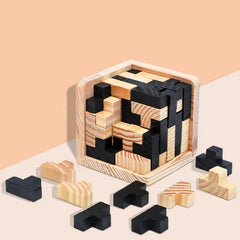 3D Wooden Cube Puzzle Toy Buyers Bargain Club
