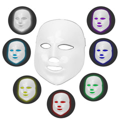 7 Colors LED Facial Mask with EMS Technology - Professional Red Light Therapy for Home Use Doba