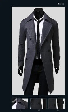 Men's Long Trench Coat Buyers Bargain Club
