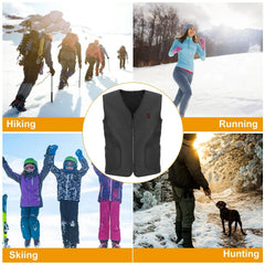 Heat Jacket Vest 3 Heating Gear Adjustable USB Doba