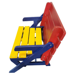 KID'S MULTI-FUNCTIONAL ARM CHAIR;  TABLE+ 2 BENCHES; All-in-one Doba