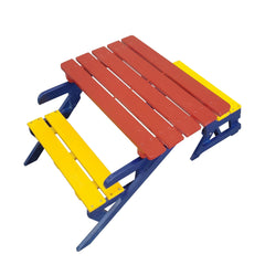 KID'S MULTI-FUNCTIONAL ARM CHAIR;  TABLE+ 2 BENCHES; All-in-one Doba