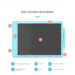 LCD Drawing Tablet for Kids - Erasable Cartoon Painting Board for Fun Learning Doba