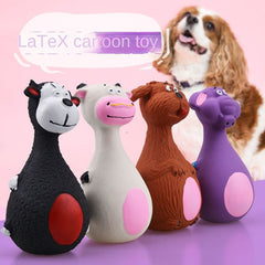 Latex Sound Toys for Dogs - Cartoon Dog Toy Doba
