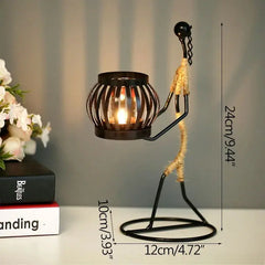 Nordic Metal Abstract Character Candle Holder Buyers Bargain Club