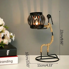Nordic Metal Abstract Character Candle Holder Buyers Bargain Club