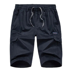 Plus Size Multi-pocket Elastic Casual Shorts Buyers Bargain Club