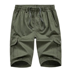 Plus Size Multi-pocket Elastic Casual Shorts Buyers Bargain Club