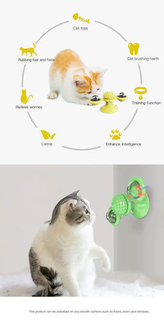 Rotating Cat Windmill Toy Buyers Bargain Club