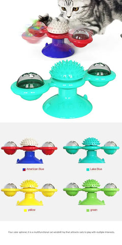 Rotating Cat Windmill Toy Buyers Bargain Club