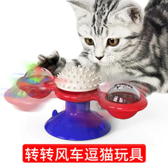 Rotating Cat Windmill Toy Buyers Bargain Club