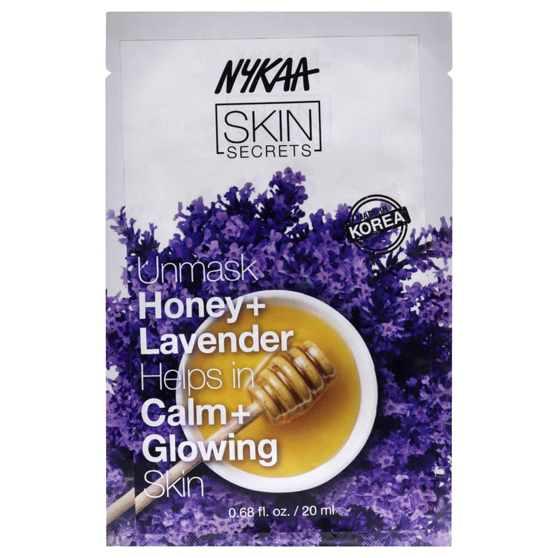 Skin Secrets Sheet Mask - Honey and Lavender by Nykaa Naturals for Women - 1 Pc Mask Doba