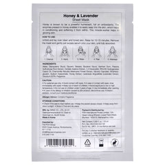 Skin Secrets Sheet Mask - Honey and Lavender by Nykaa Naturals for Women - 1 Pc Mask Doba