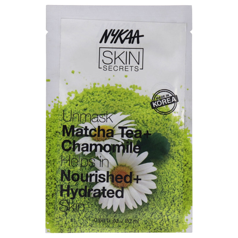 Skin Secrets Sheet Mask - Matcha Tea & Chamomile by Nykaa Naturals Doba