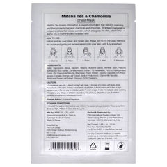 Skin Secrets Sheet Mask - Matcha Tea & Chamomile by Nykaa Naturals Doba
