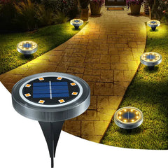 Solar Powered Ground Lights Buyers Bargain Club