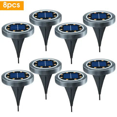 Solar Powered Ground Lights Buyers Bargain Club