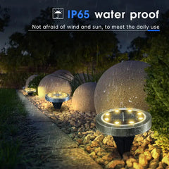 Solar Powered Ground Lights Buyers Bargain Club