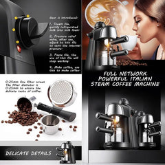 Steam Epresso Machine - 4 cup Doba