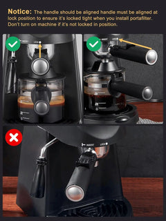 Steam Epresso Machine - 4 cup Doba