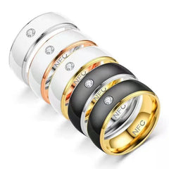 Steel Ring Smart Access Card Bus Pass Metro Card Stainless Steel Loop Doba