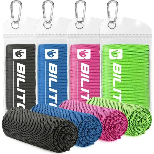 Superfiber Ice Towel Neck- 4 Packs Doba
