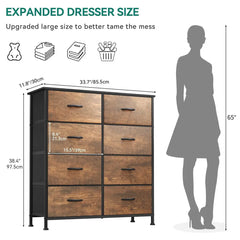 Tall Bedroom Dresser Doba