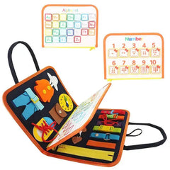 Toddler's Montessori Educational Busy Board Zendrop