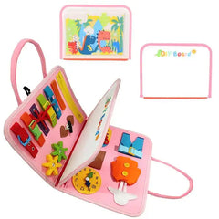 Toddler's Montessori Educational Busy Board Zendrop