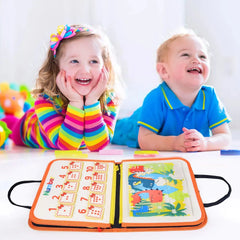 Toddler's Montessori Educational Busy Board Zendrop