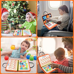 Toddler's Montessori Educational Busy Board Zendrop