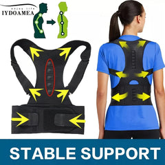 Unisex Back Brace Posture Corrector (Order A Size Up) Doba