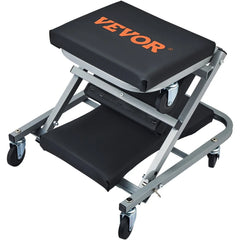 VEVOR 2 in 1 Z Creeper Seat Rolling Chair Auto Mechanics Shop Garage Work Stool Doba