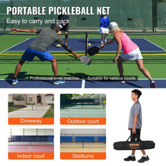VEVOR Portable Pickleball Net System- 22FT Regulation Size Net Doba