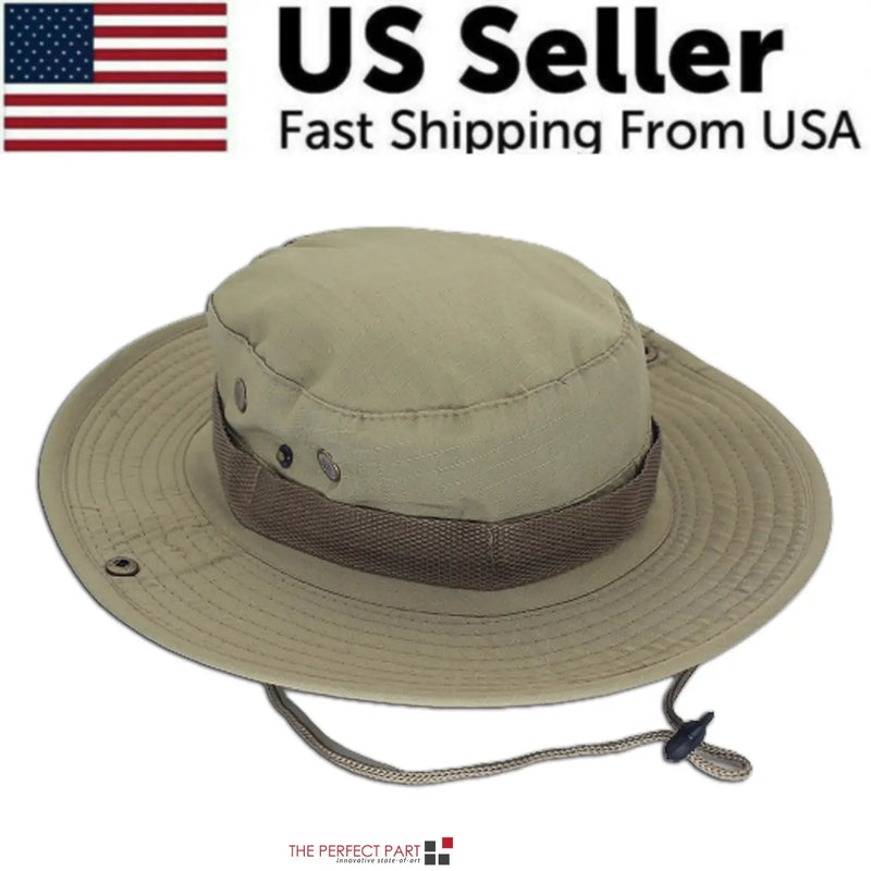 Wide Brim Sun Hat UV Protection Bucket Cap For Hiking Camping Fishing Safari Men Buyers Bargain Club