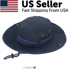 Wide Brim Sun Hat UV Protection Bucket Cap For Hiking Camping Fishing Safari Men Buyers Bargain Club