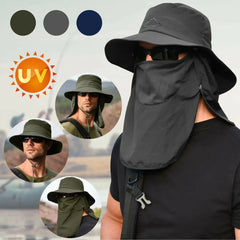 Wide Brim Sun Hat UV Protection Bucket Cap For Hiking Camping Fishing Safari Men Buyers Bargain Club