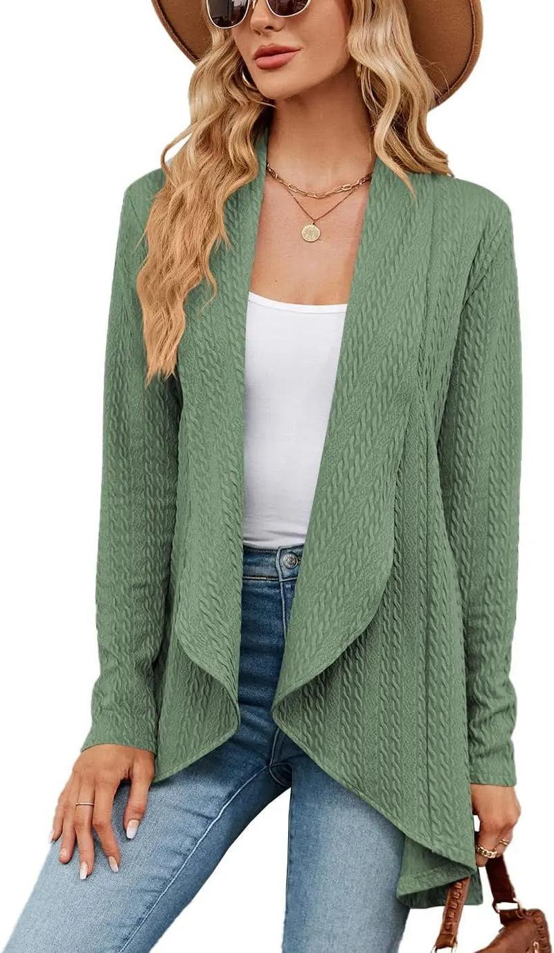 Women's cardigan long sleeved sweater Doba