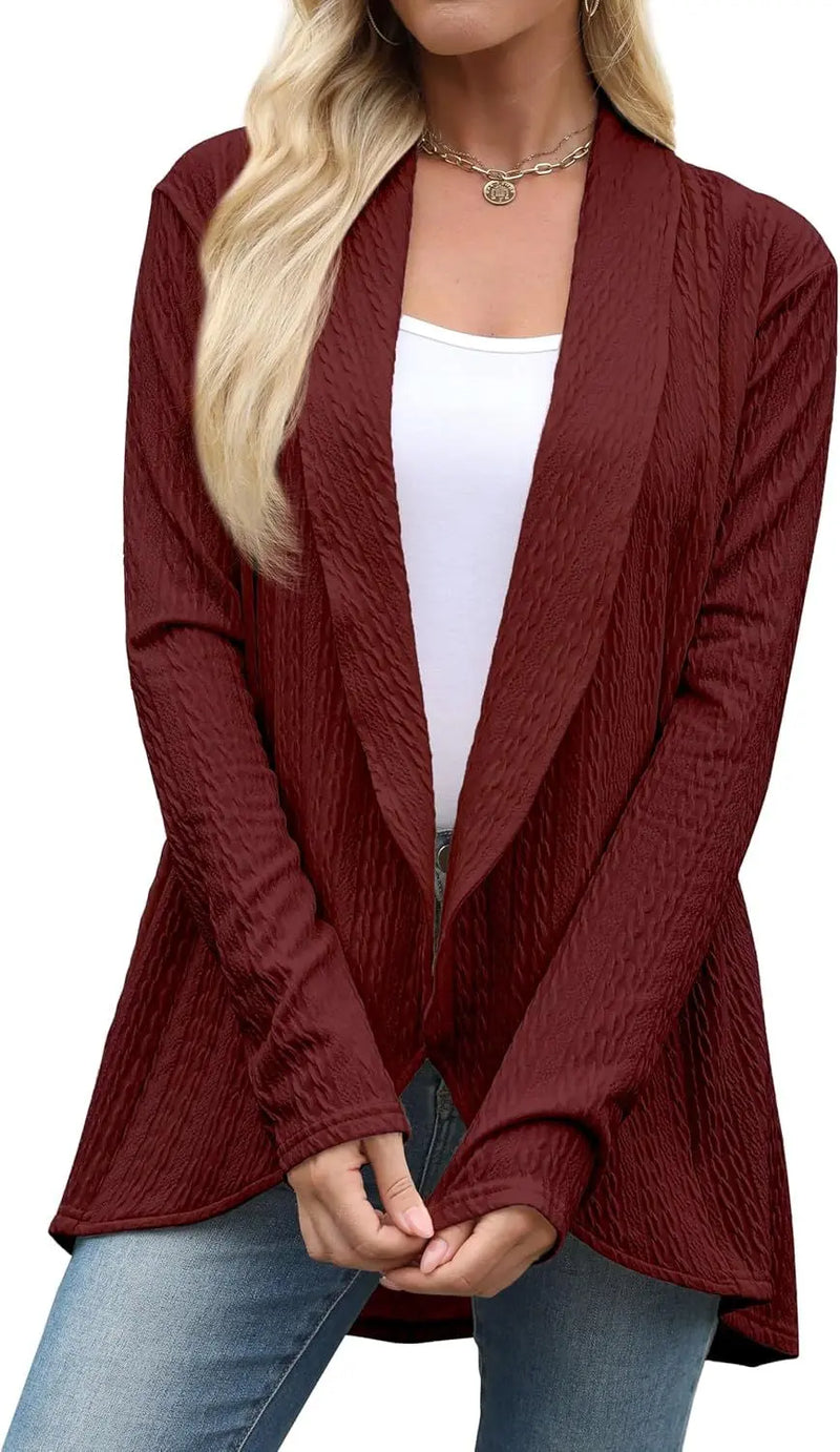 Women's cardigan long sleeved sweater Doba