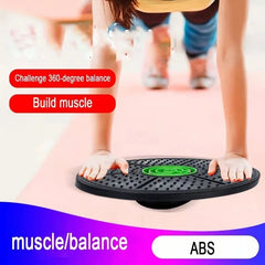 Yoga Balance Board Disc Stability, Round Plates, Exercise Trainer For Sports ,Waist Wriggling ,Fitness Balance Board-C, Exercise Equipment For Weight Loss Doba