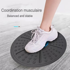 Yoga Balance Board Disc Stability, Round Plates, Exercise Trainer For Sports ,Waist Wriggling ,Fitness Balance Board-C, Exercise Equipment For Weight Loss Doba